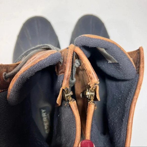 SPERRY Top-Sider Women's Saltwater Waterproof Duck Boots Size 8.5M Rainboots - Picture 7 of 10
